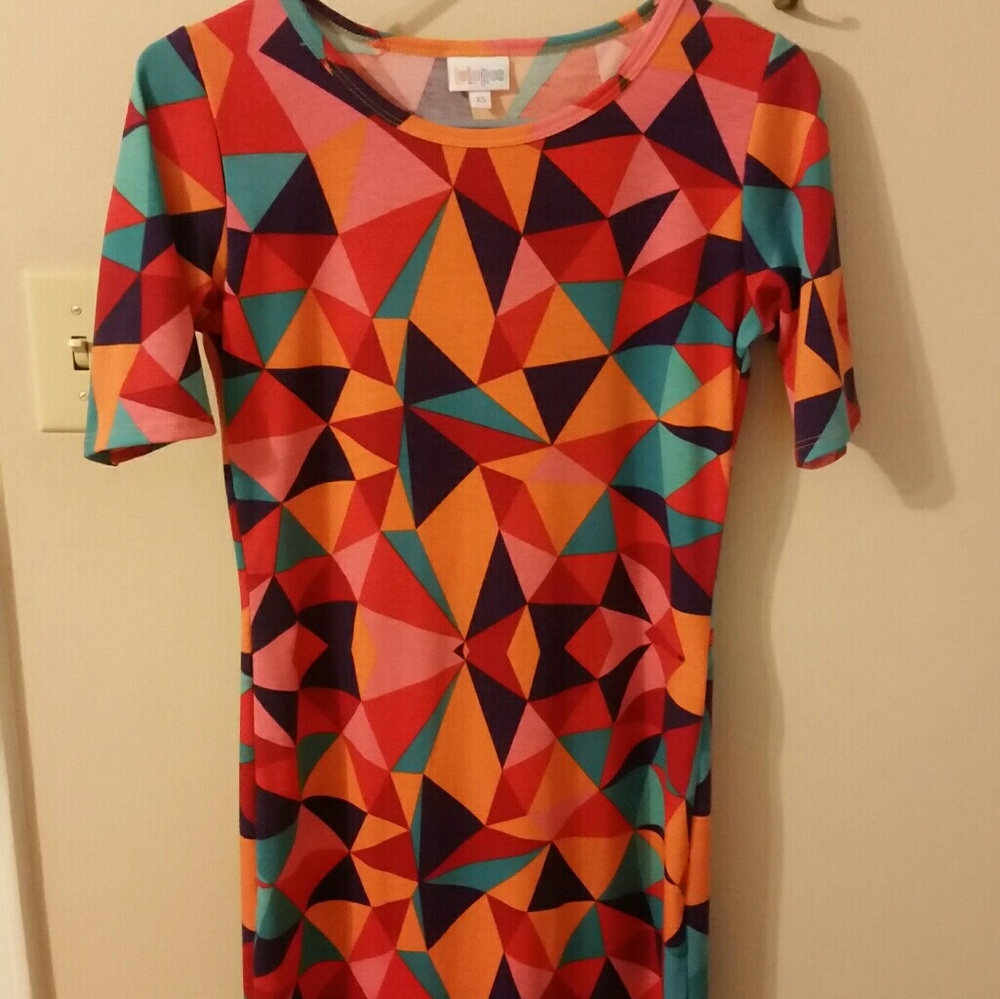 Lula  Roe Printed Dress